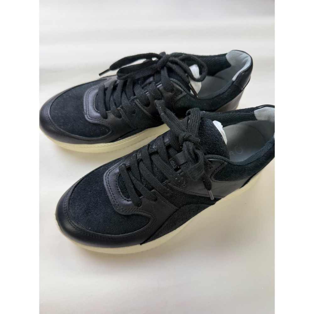 Everlane Black Learher and Suede The Trainer Sneakers Size 7 New